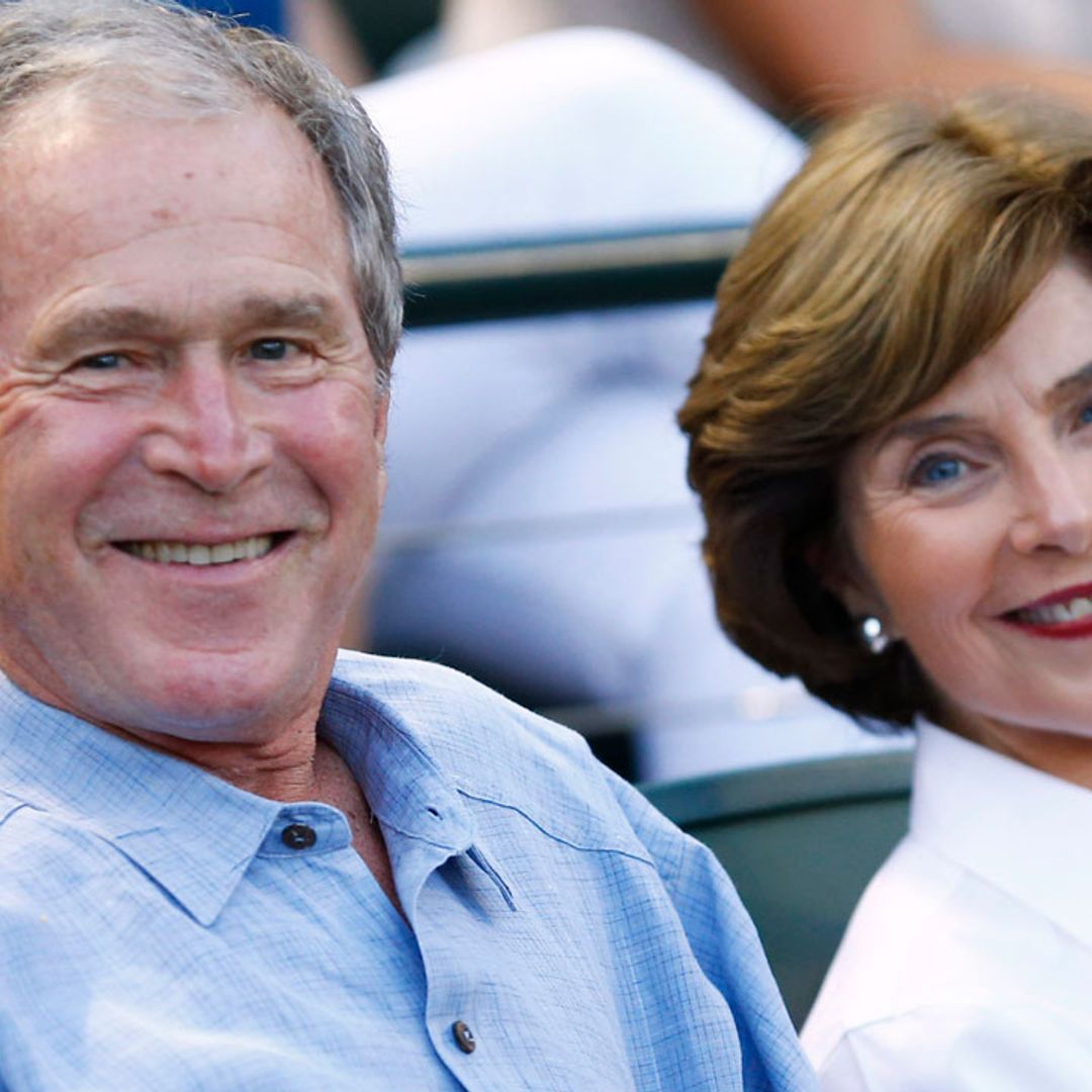 George W. Bush makes rare comment about marriage to wife Laura