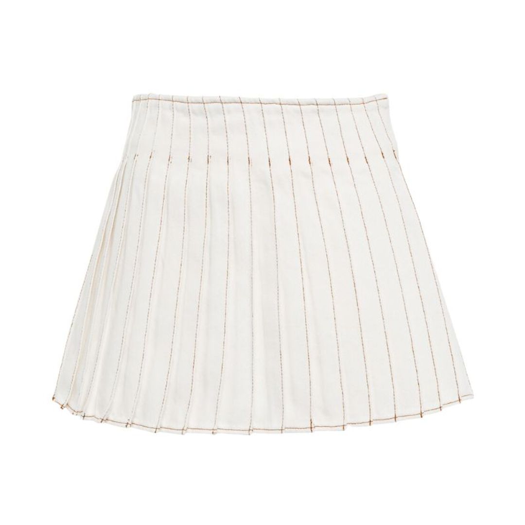 Pleated cotton mini skirt - Ami Paris 