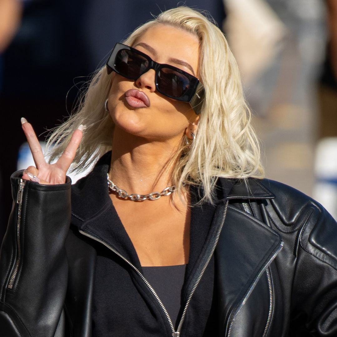Christina Aguilera is a daring ice queen in bodice that needs to be seen to be believed