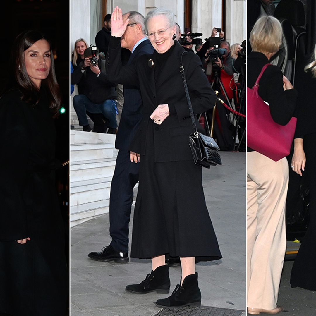 European royals arrive in Greece for King Constantine's funeral - Queen Letizia, Princess Mette-Marit and more