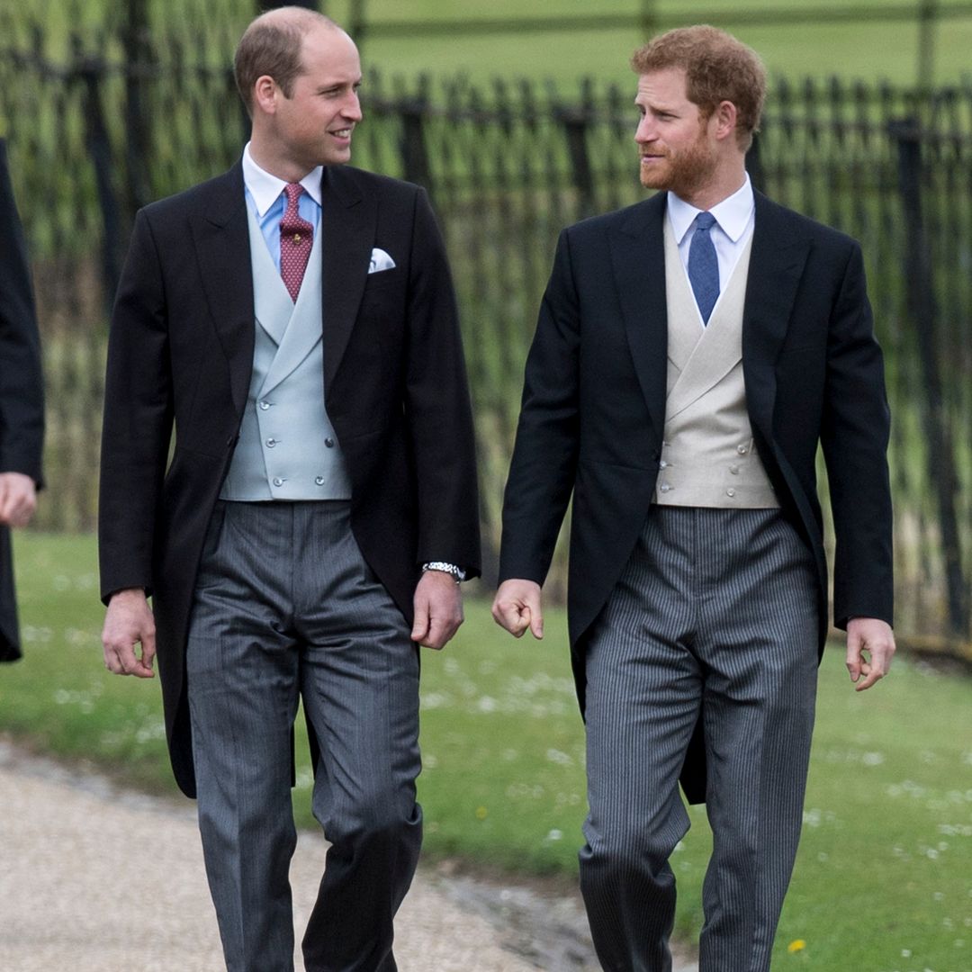 Prince William and Prince Harry reunite at funeral in Norfolk after Duke makes solo visit to UK