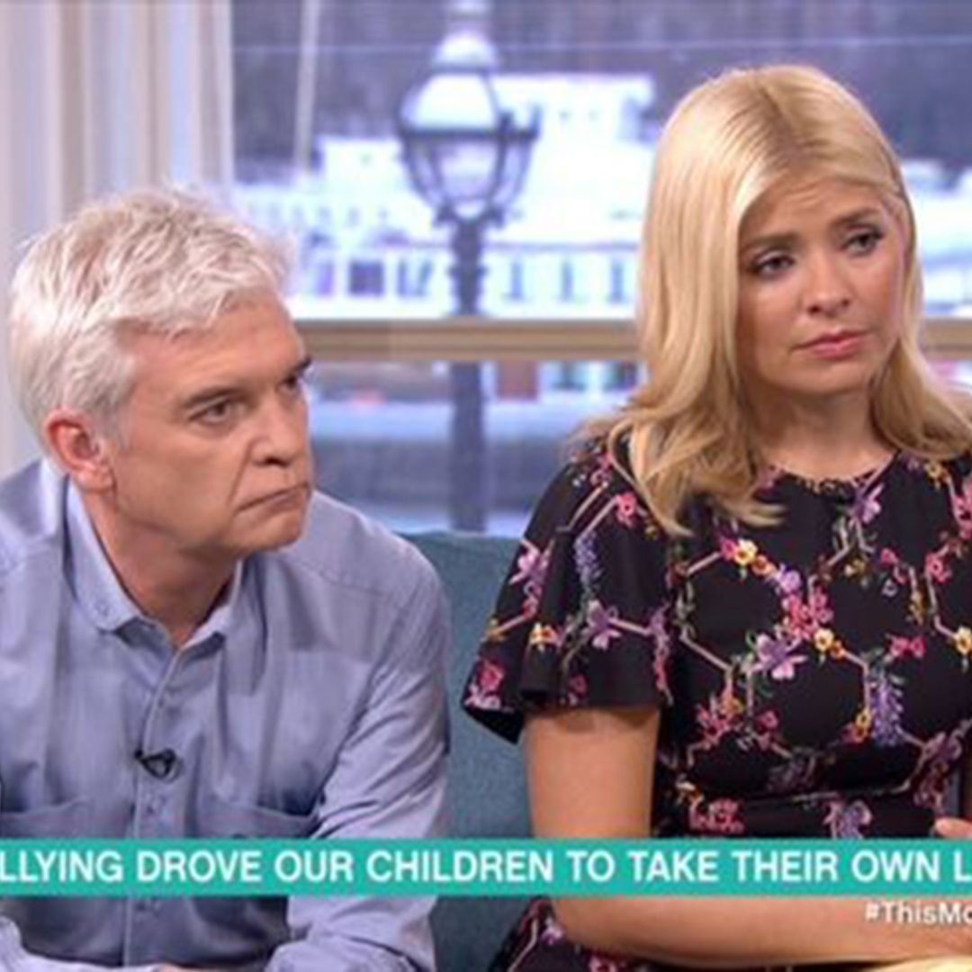 Holly Willoughby and Phillip Schofield in tears as they discuss cyberbullying