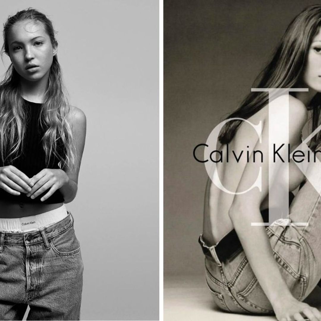 Lila Moss follows in Kate's footsteps in new Calvin Klein campaign