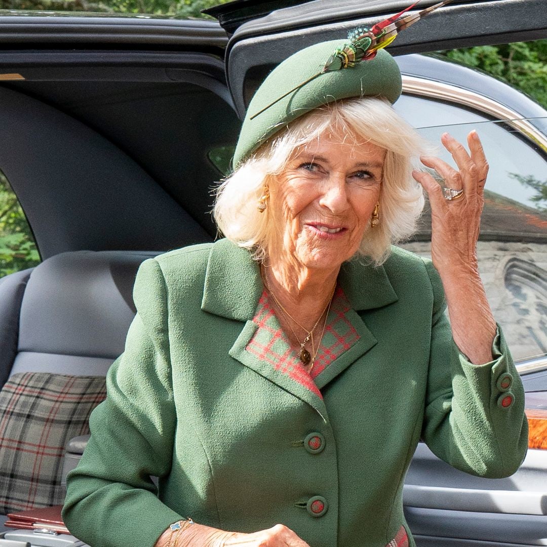 Queen Camilla surprises in skinny jeans to reunite with son Tom Parker Bowles