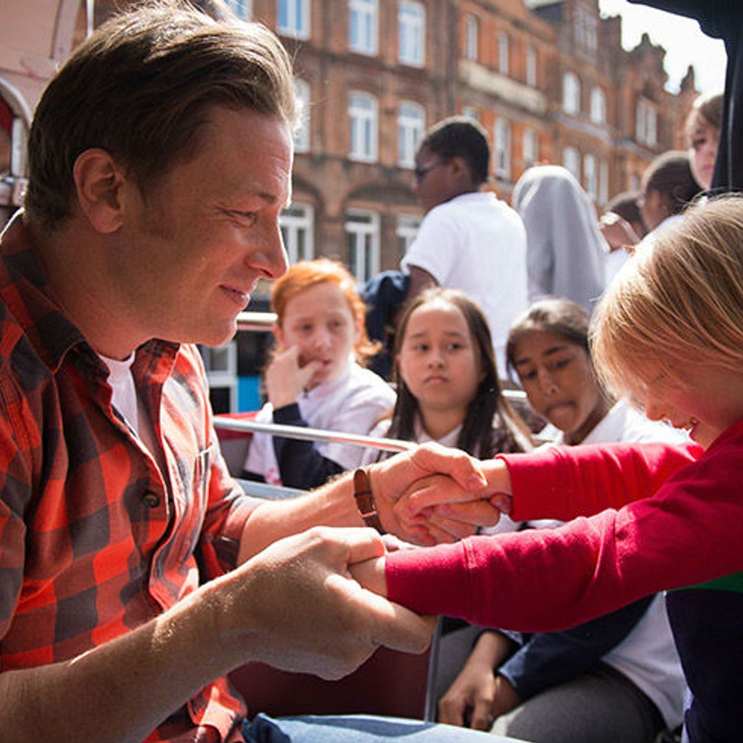 Jamie Oliver’s oldest son’s a chip off the old block – see his adorable World Book Day outfit