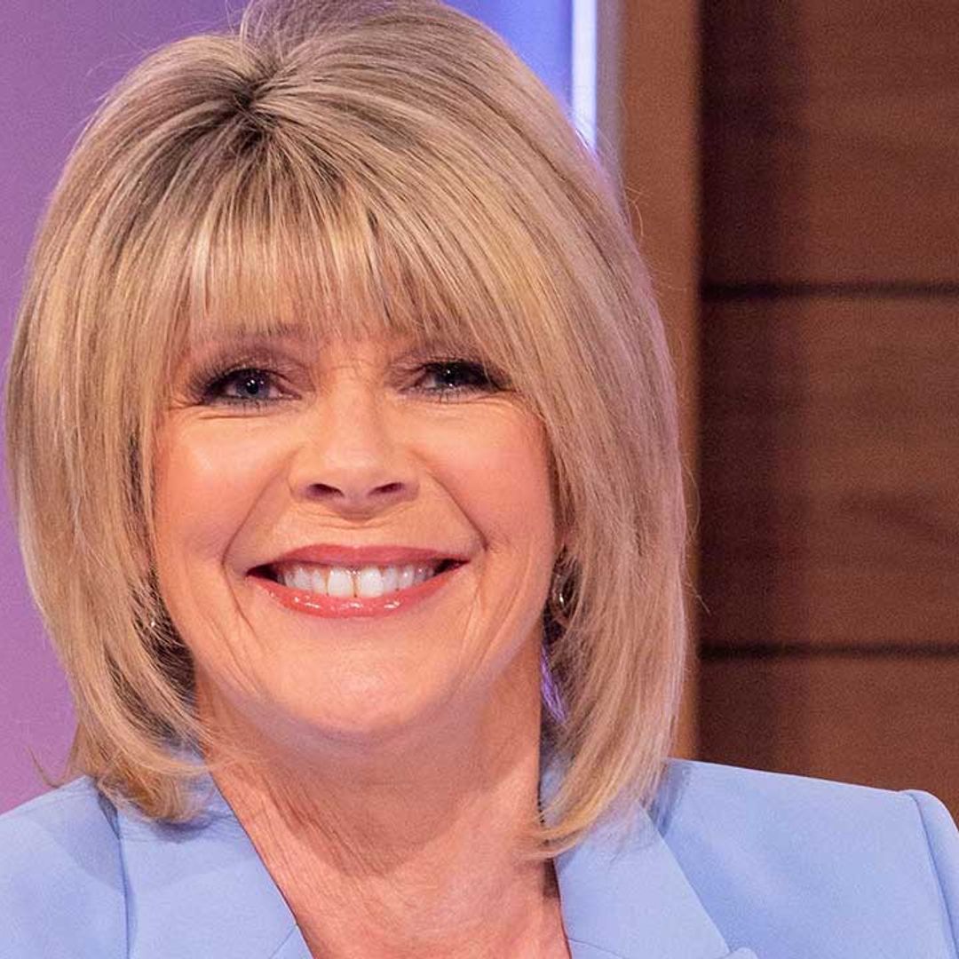 Ruth Langsford's pastel blue blazer is perfect for summer