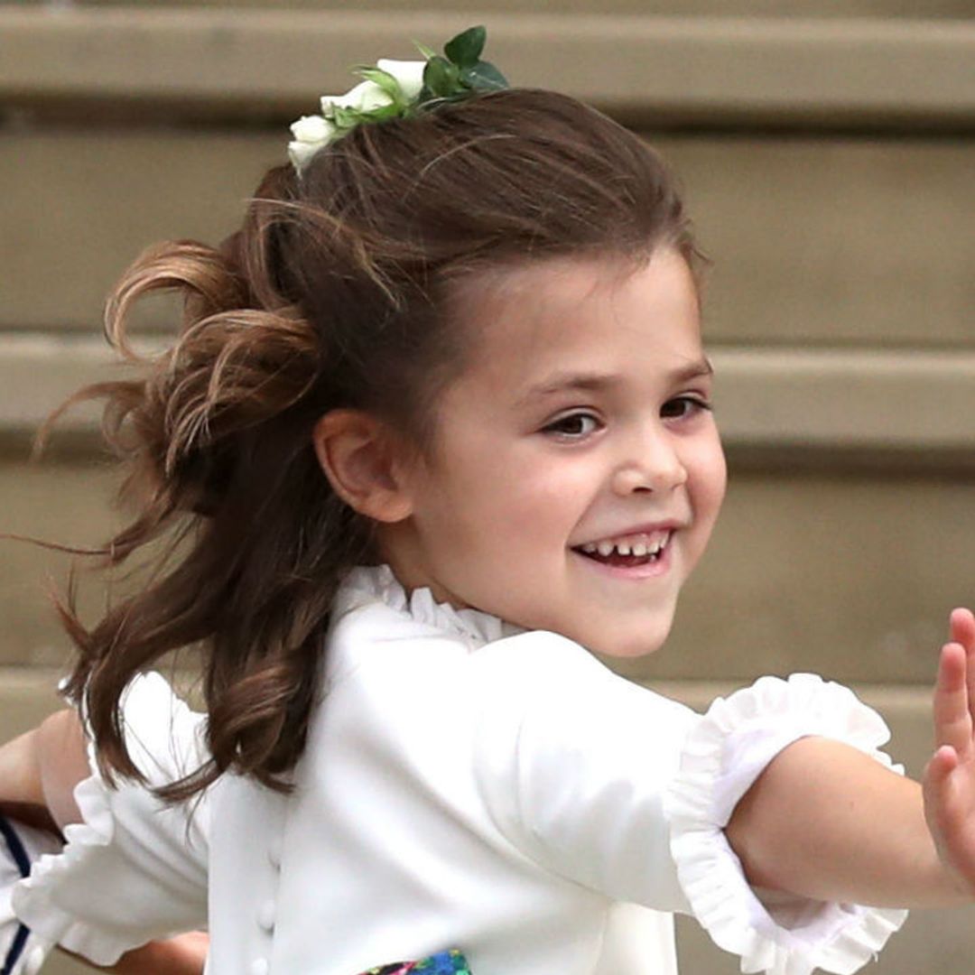 Robbie Williams' daughter Teddy had sweetest conversation with the Queen at Princess Eugenie's wedding
