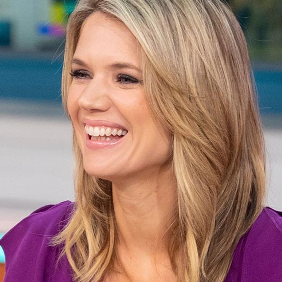 Charlotte Hawkins just wore a Dorothy Perkins printed jumpsuit and its seriously amazing