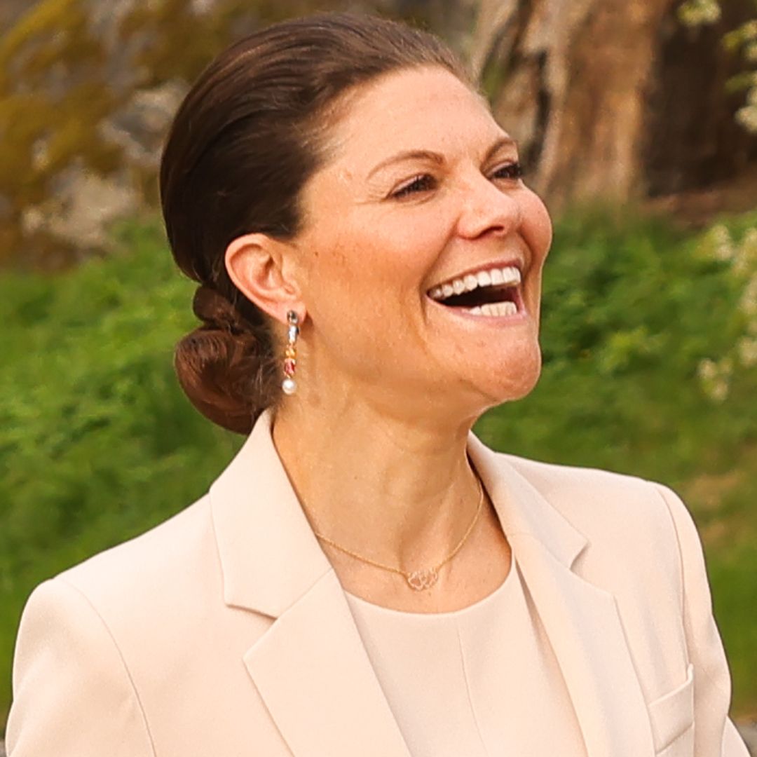 Crown Princess Victoria debuts hair U-turn with Y2K ponytail