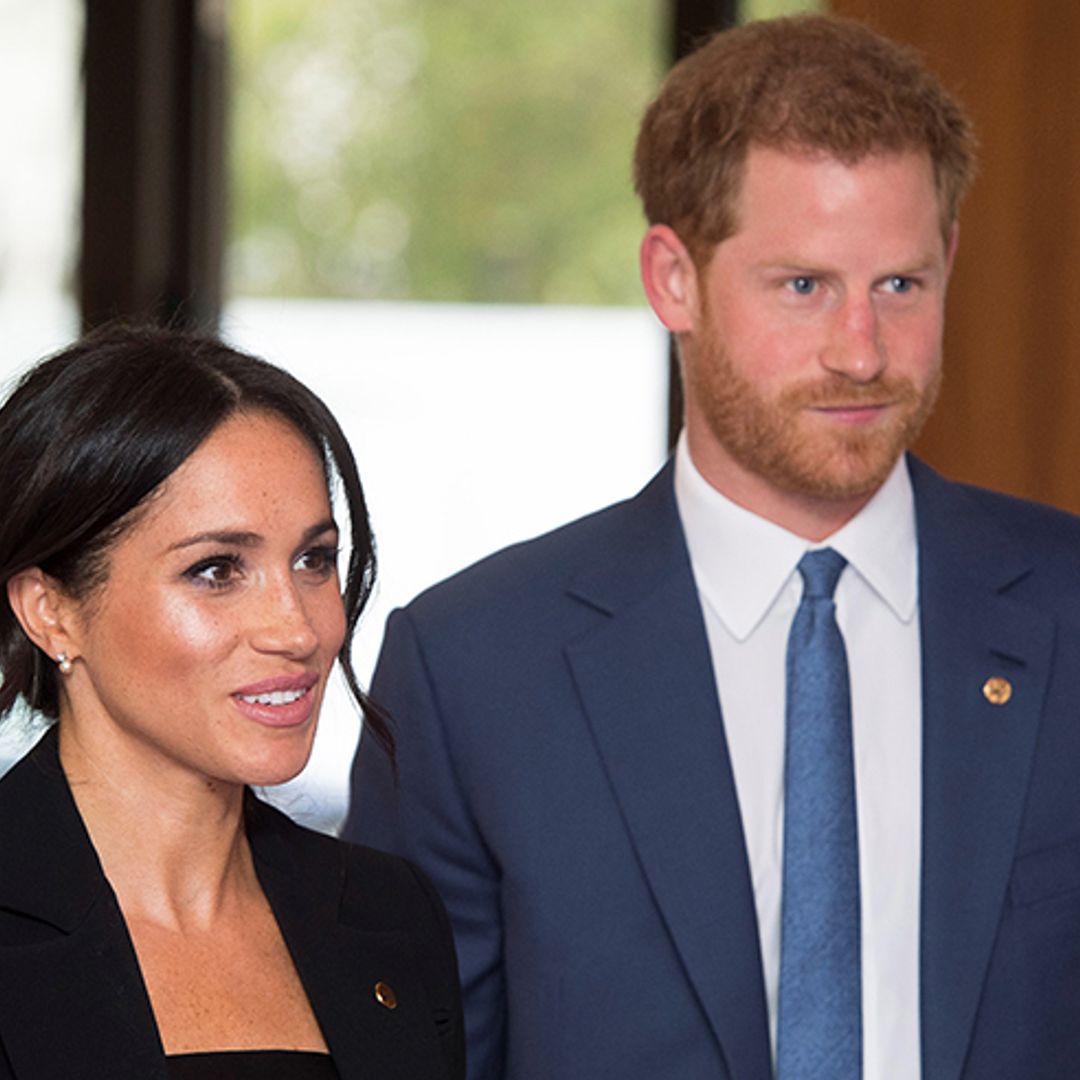 Prince Harry and Meghan Markle bid sad farewell at palace
