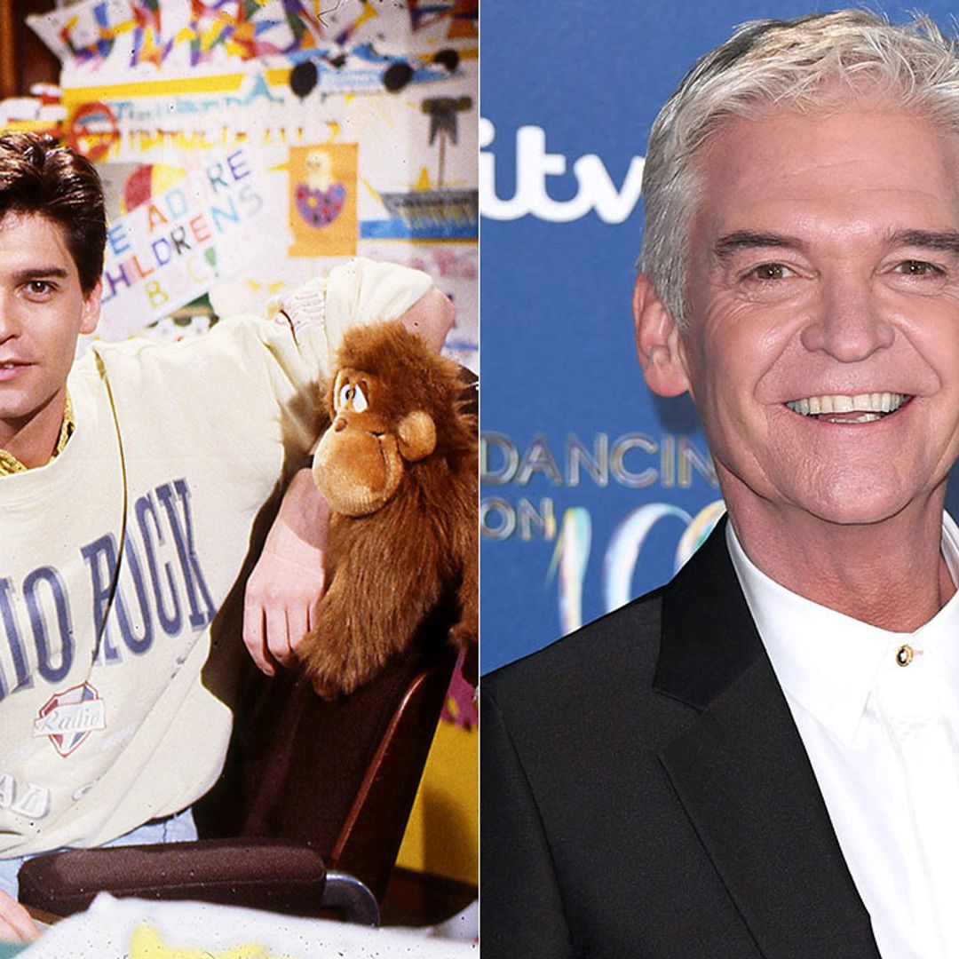 What did Phillip Schofield look like when he started on TV? Inside his television career