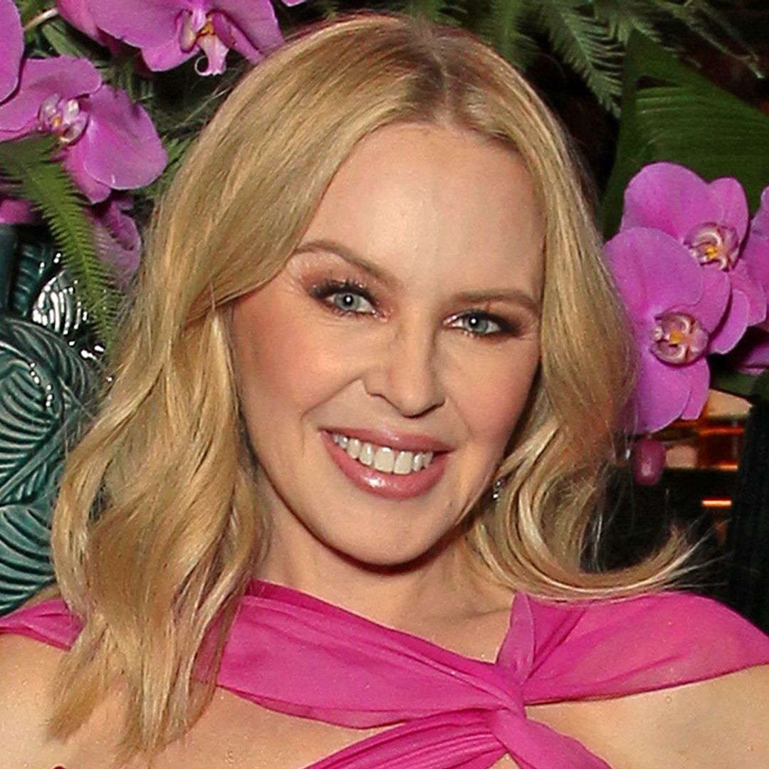 Kylie Minogue rocks flirty shimmering jumpsuit - and we are obsessed!