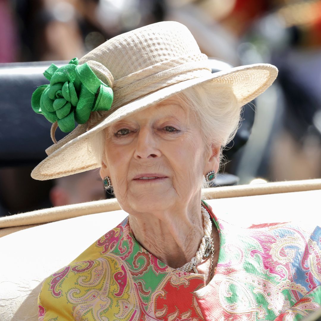 Princess Alexandra makes rare public appearance with King Charles