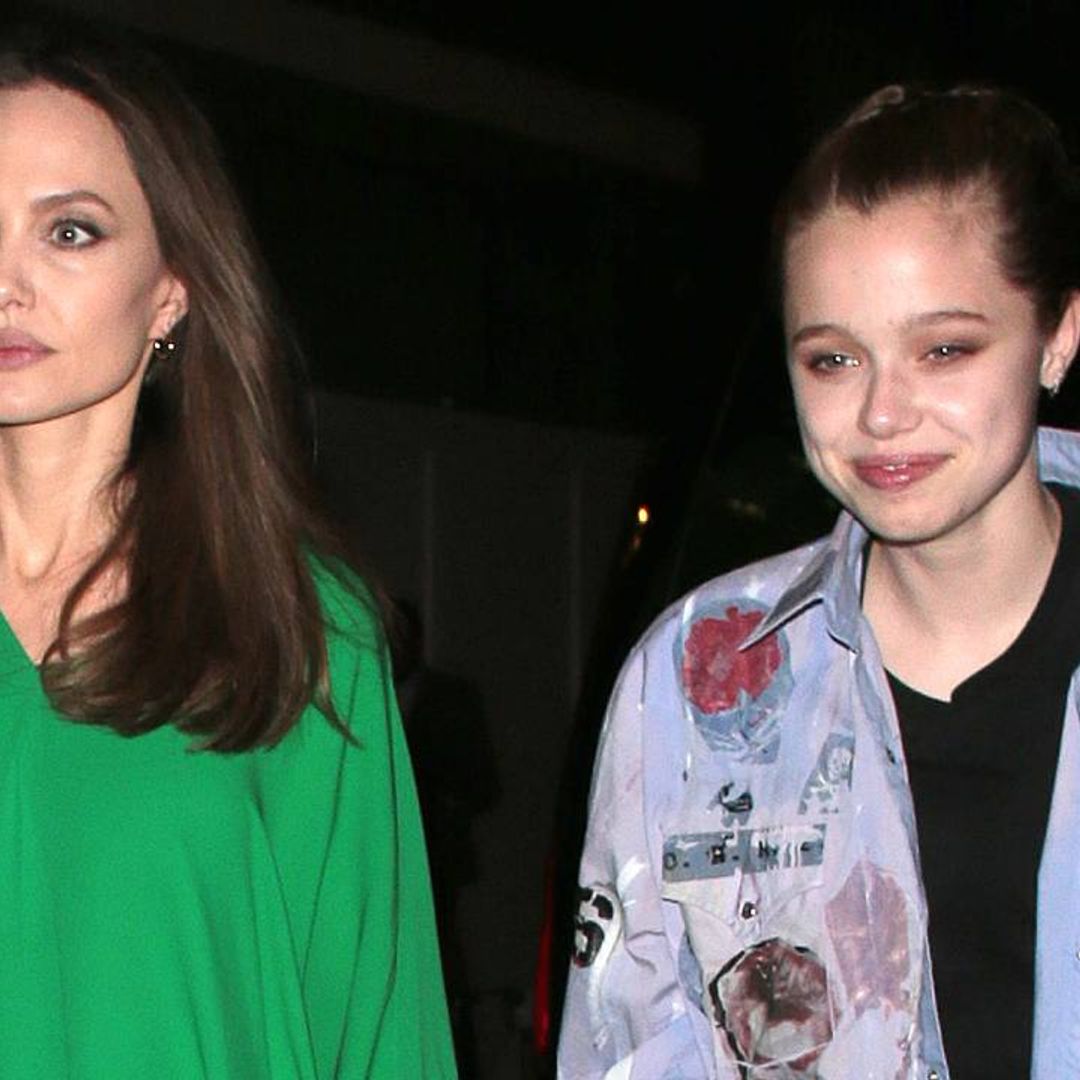 Angelina Jolie and daughter Shiloh as you've never seen them before during fun night out