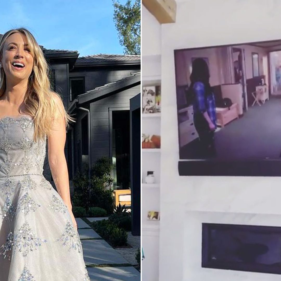 Kaley Cuoco's home is practically one giant cinema – even her bathroom