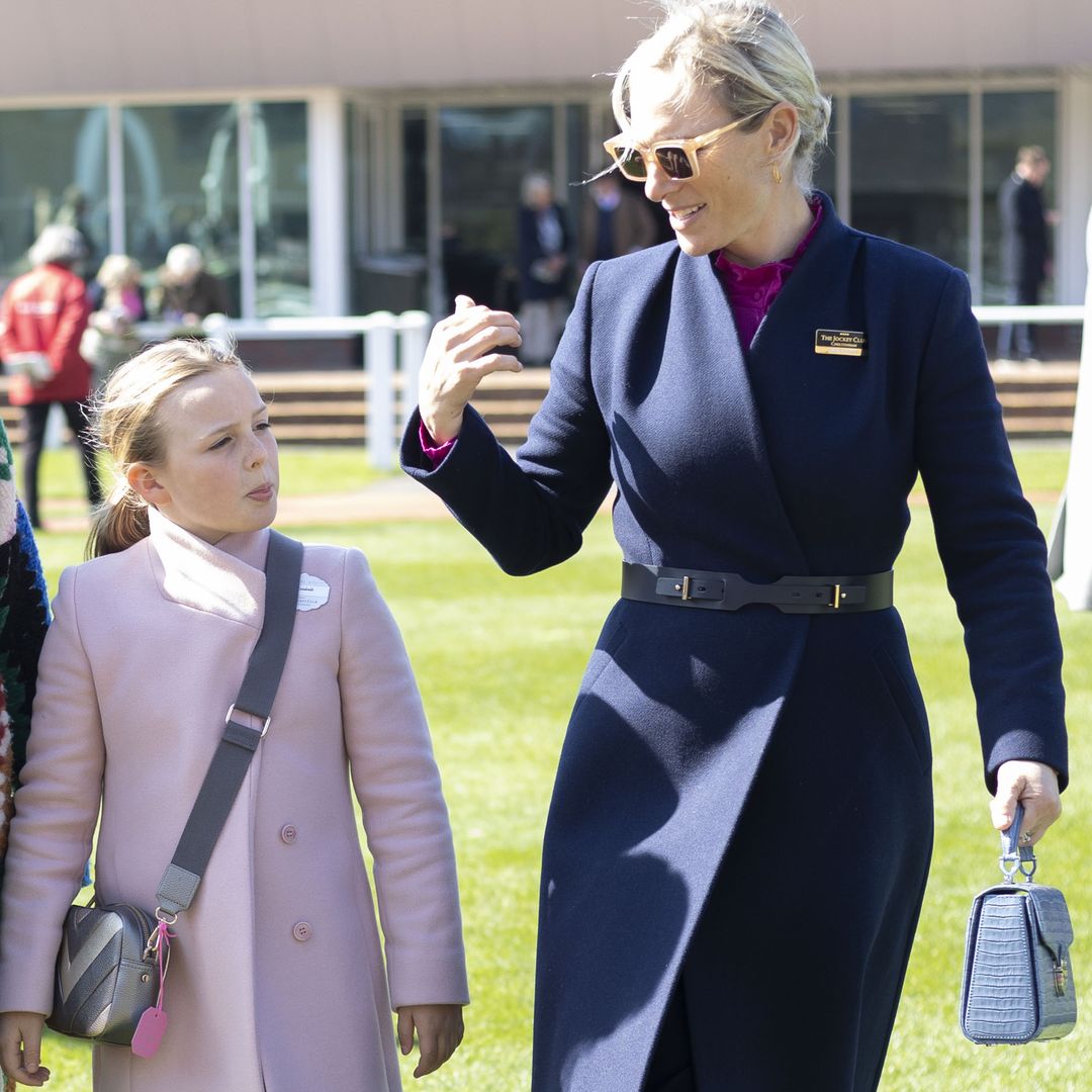 Mia Tindall just stole mother Zara's cool-girl £60 bag for outing with dad Mike