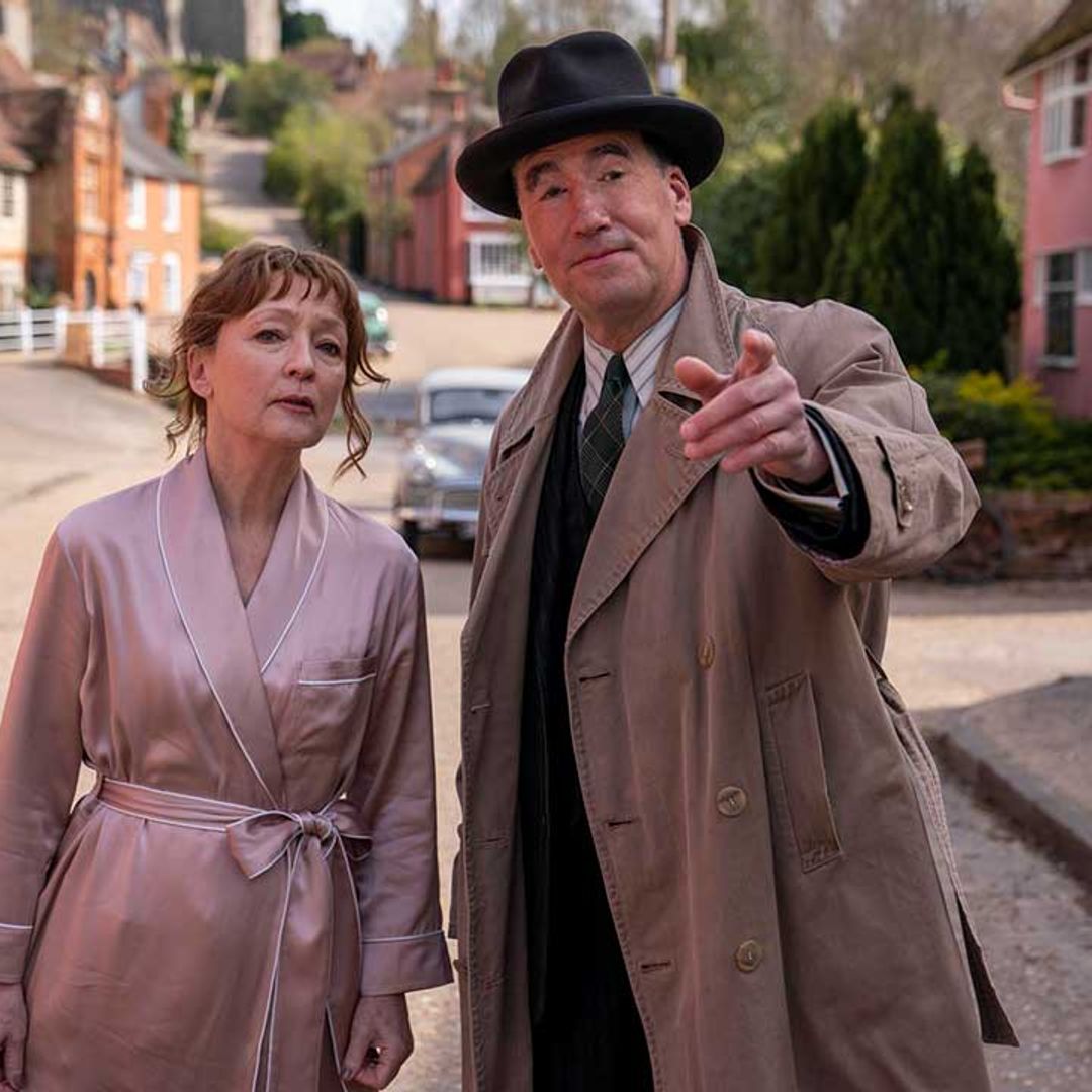 Magpie Murders' Lesley Manville gets an unexpected visitor in exclusive clip