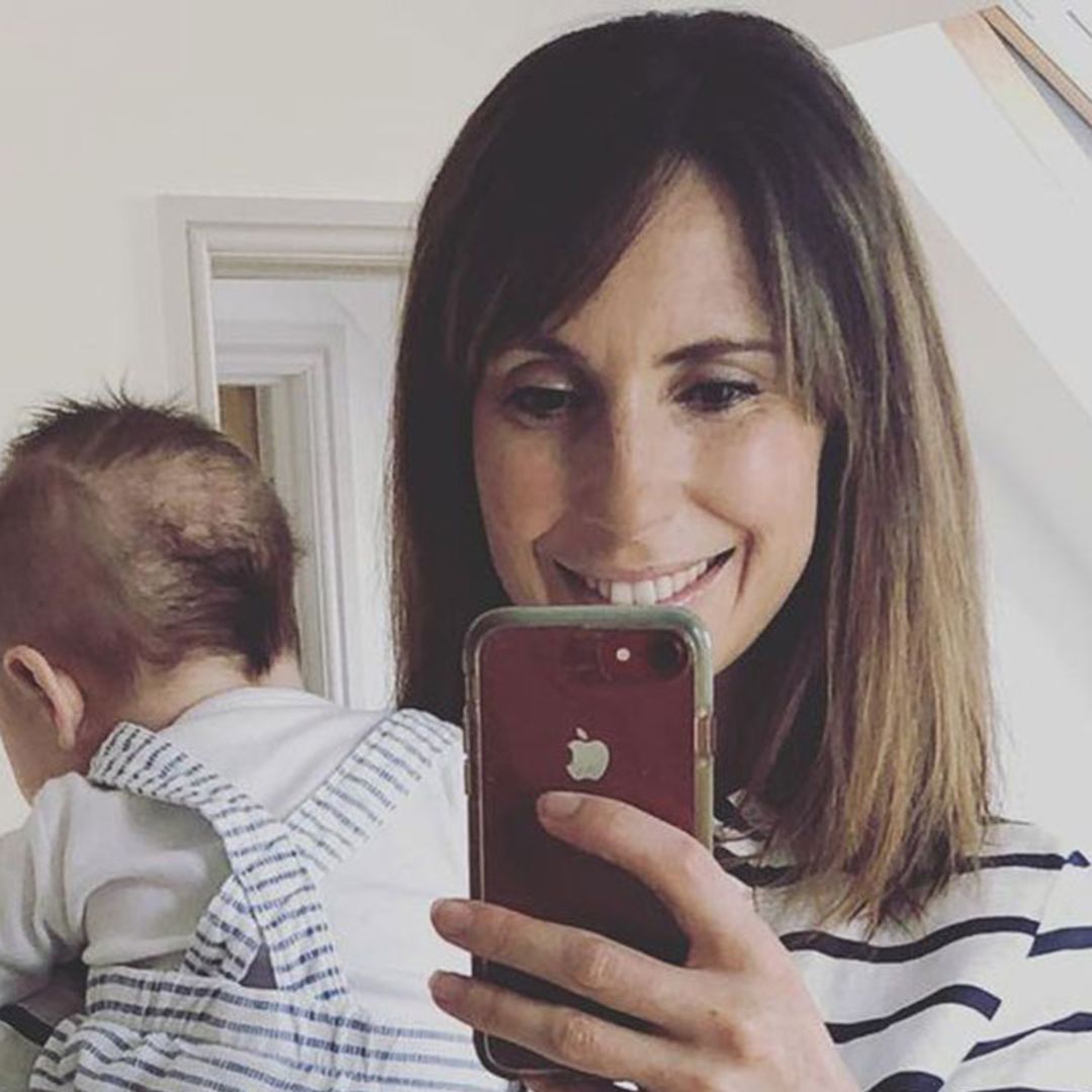 Alex Jones shares intimate photo with newborn baby daughter