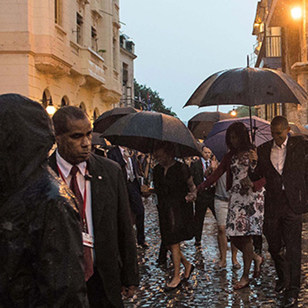 Cubans line the streets at start of Obama's 'historic' visit