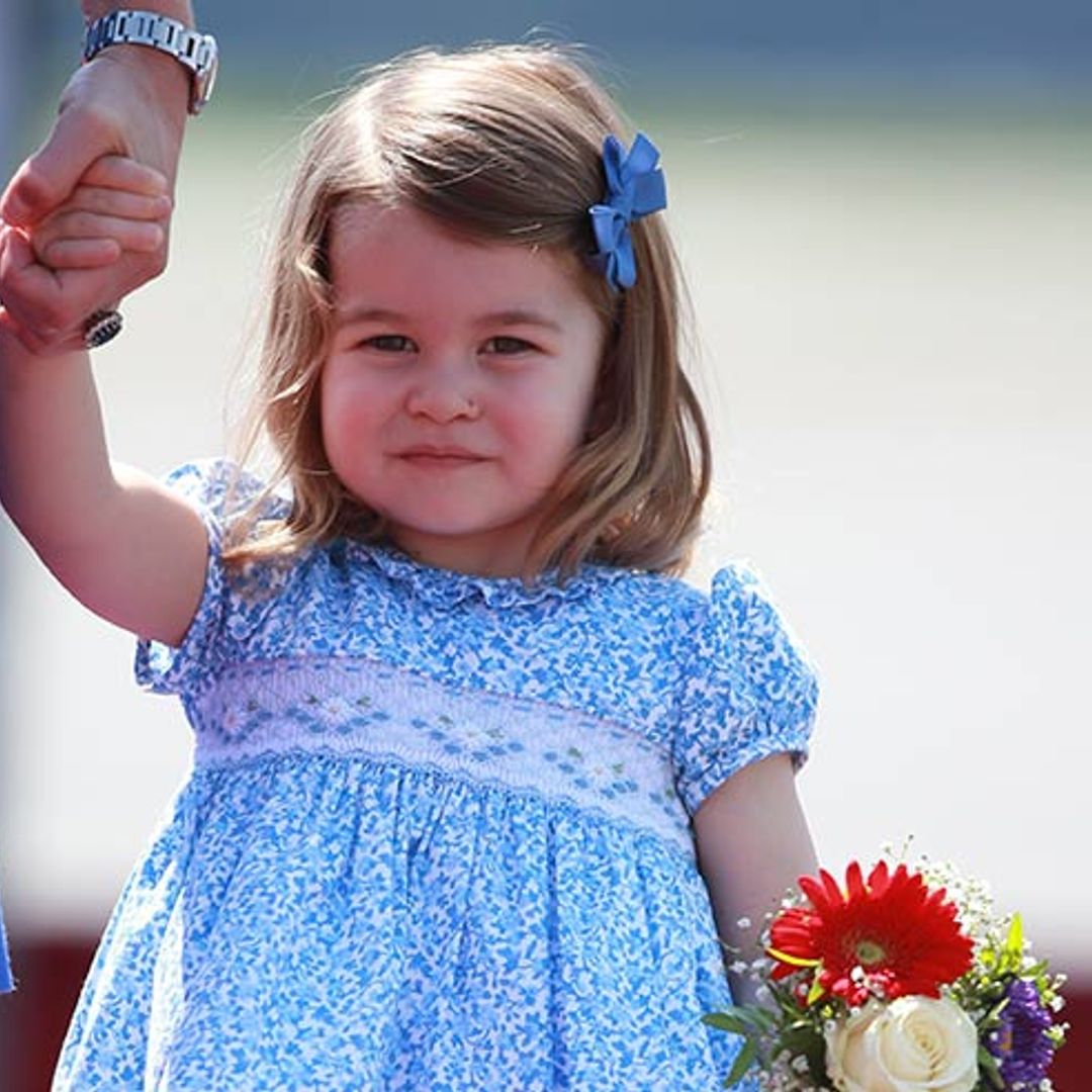 Princess Charlotte shows impeccable manners with a curtsy on royal tour