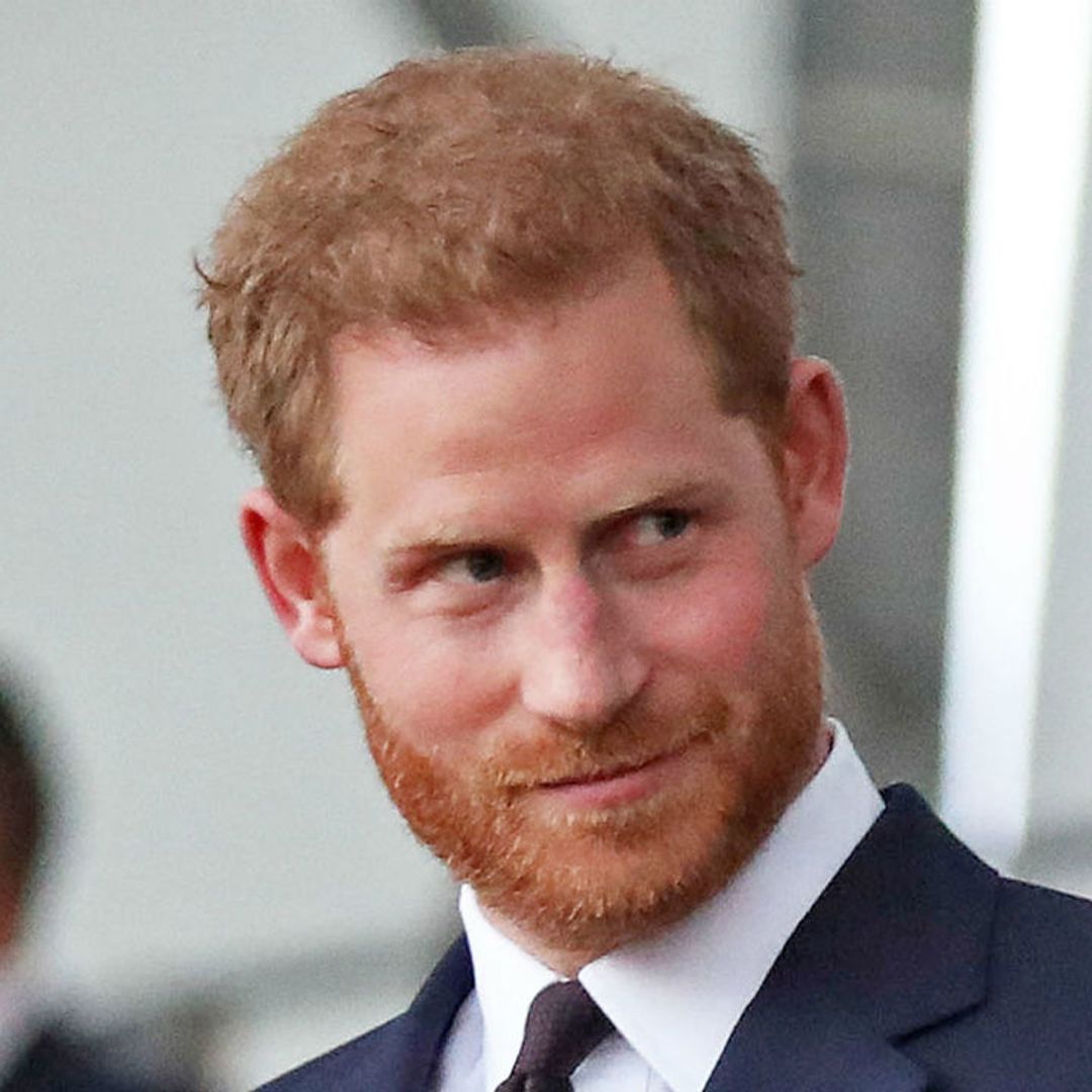 New dad Prince Harry makes surprise appearance with the Queen and Prince Philip