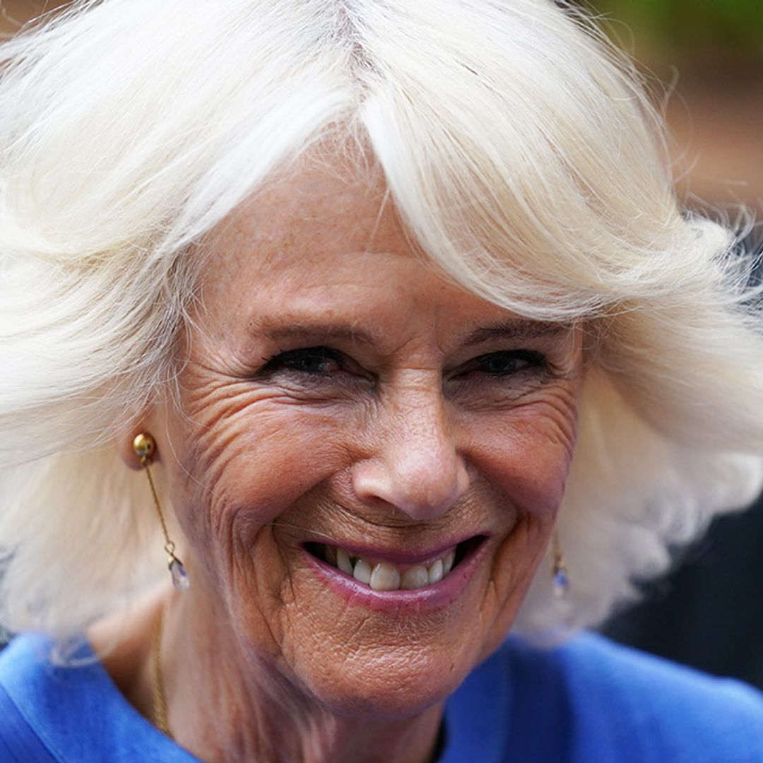 The Duchess of Cornwall amps up her royal blue dress with sell-out designer bag