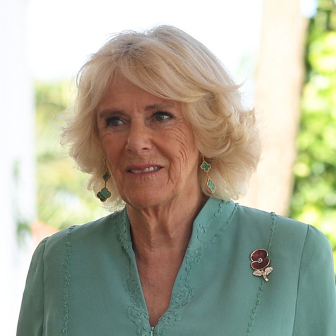 The Duchess of Cornwall stuns in summery dress coat for Gambian engagement