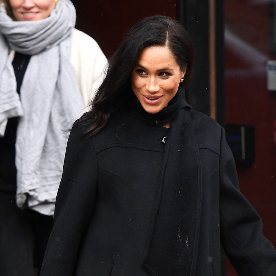 Duchess Meghan was just saved from a major fashion mishap! See the picture