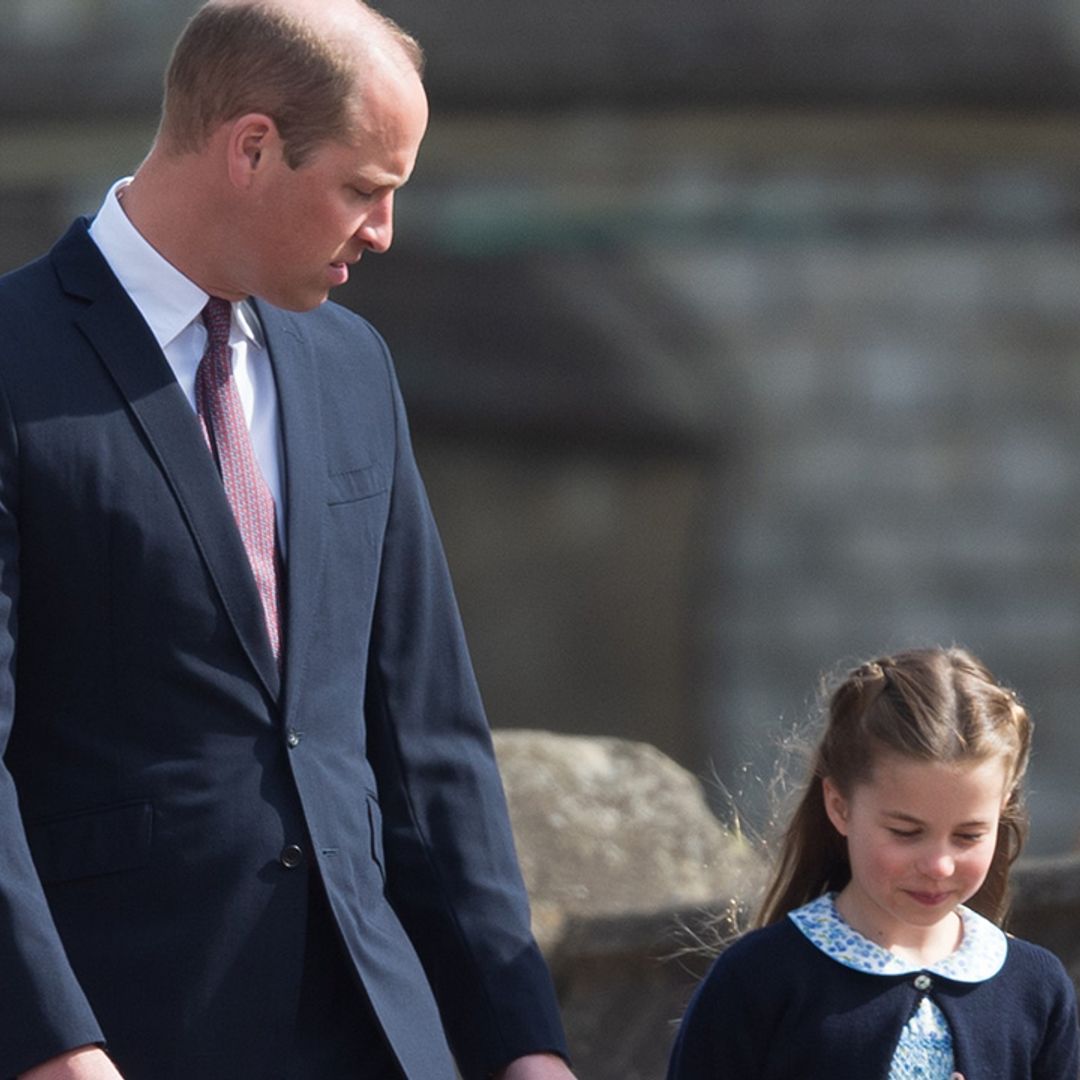 Princess Charlotte's new dress has a link to Prince William that'll warm your heart