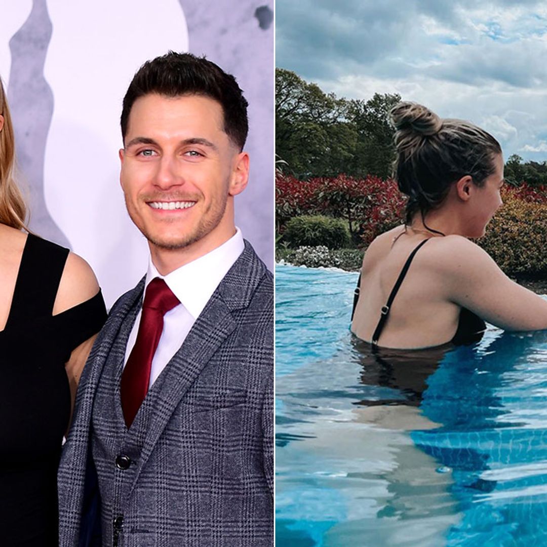 Gemma Atkinson and Gorka Marquez celebrate engagement with the most romantic staycation