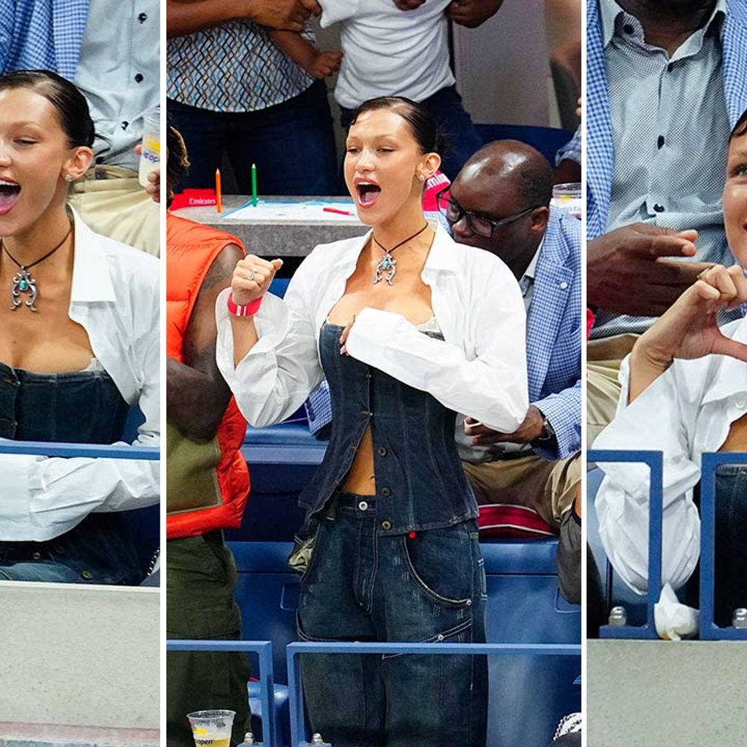 Bella Hadid is hands down the most stylish spectator at the US Open