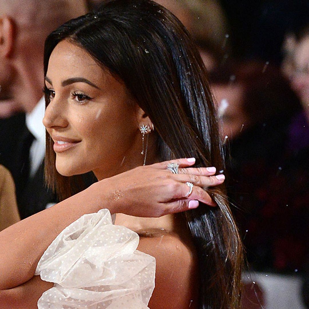 Michelle Keegan's unseen wedding snap shows the back of her dress - wow