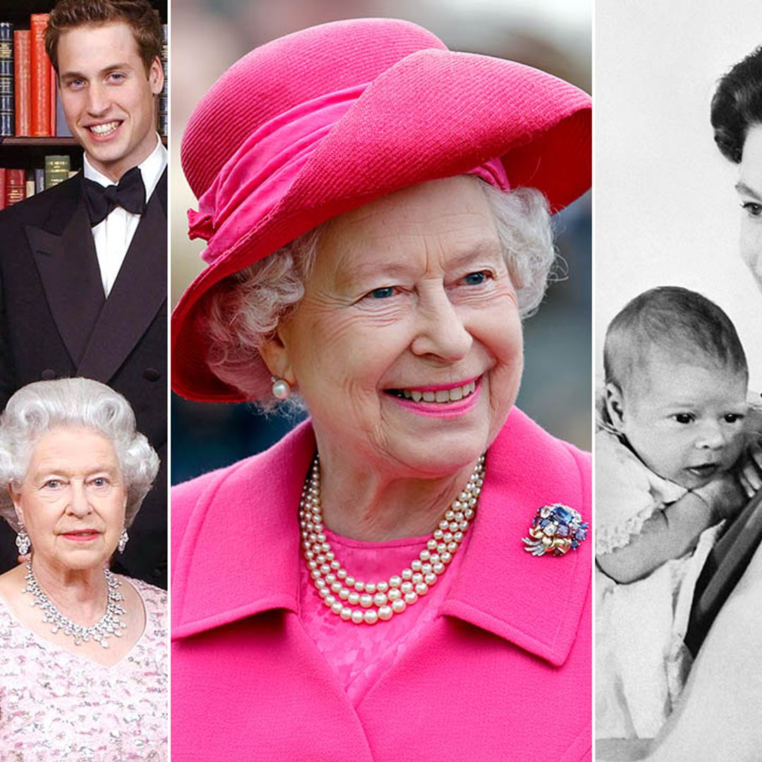 Relive the Queen's sweetest moments as mother, grandmother and great-grandmother
