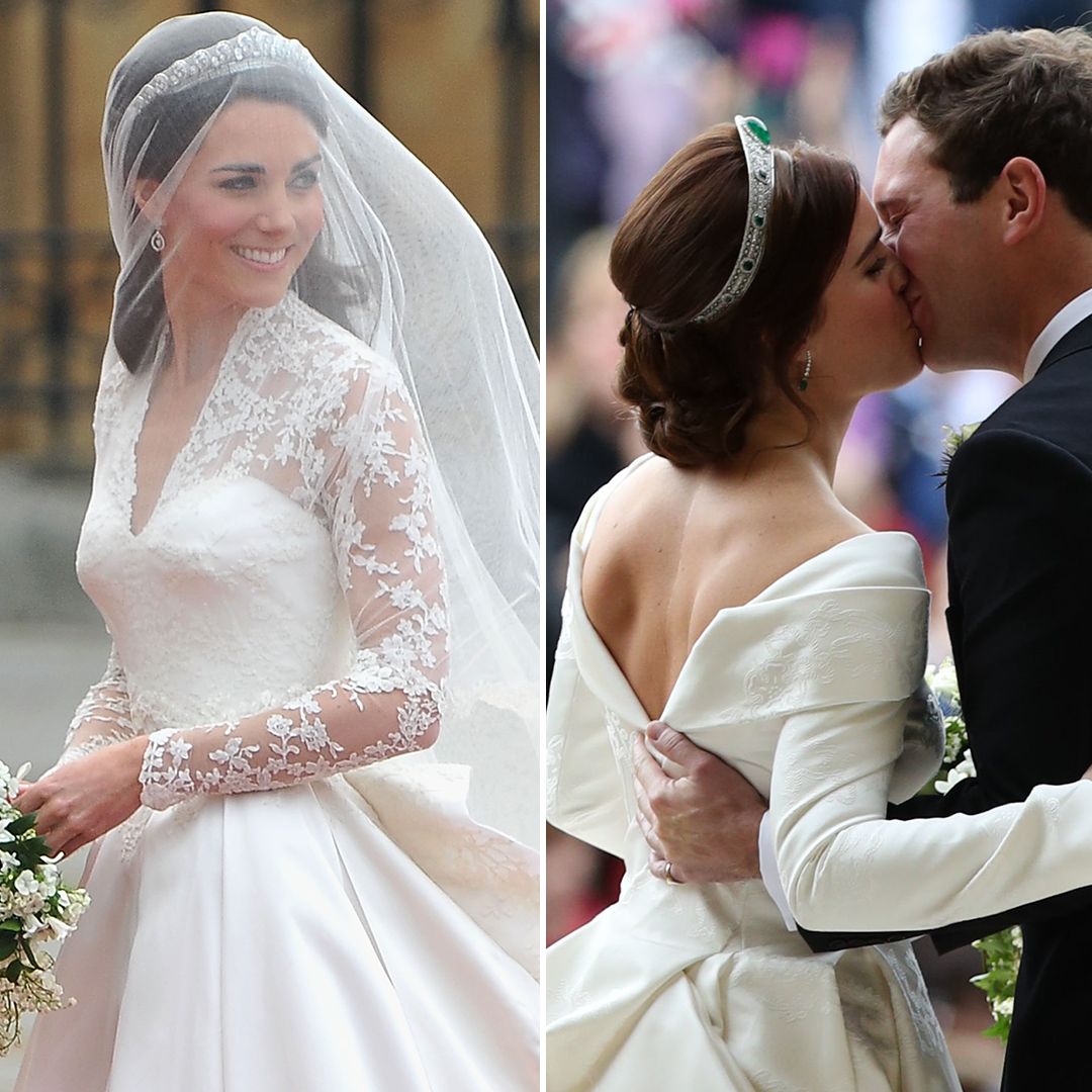 The secret meanings hidden in 8 royal brides' stunning wedding dresses