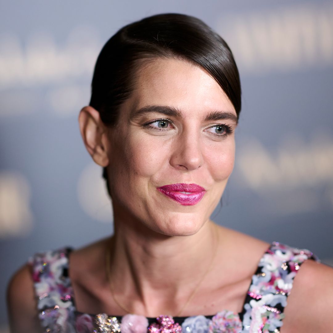 Charlotte Casiraghi oozes modern Grace Kelly glamour with slicked back bun