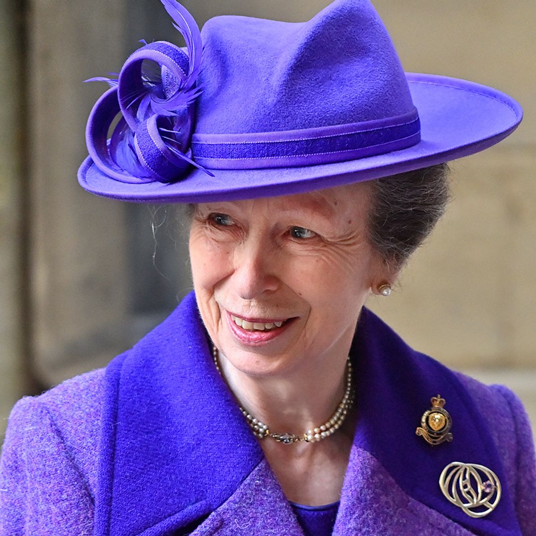 Princess Anne recycles Queen Elizabeth II's vibrant coat in touching tribute