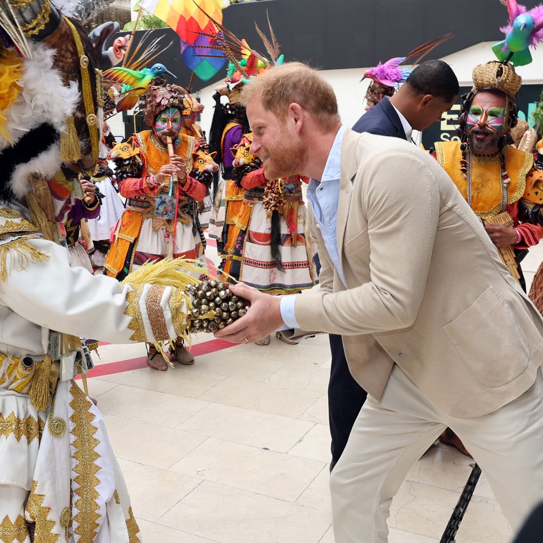 Prince Harry spotted 'dad dancing' on tour – just like brother Prince William