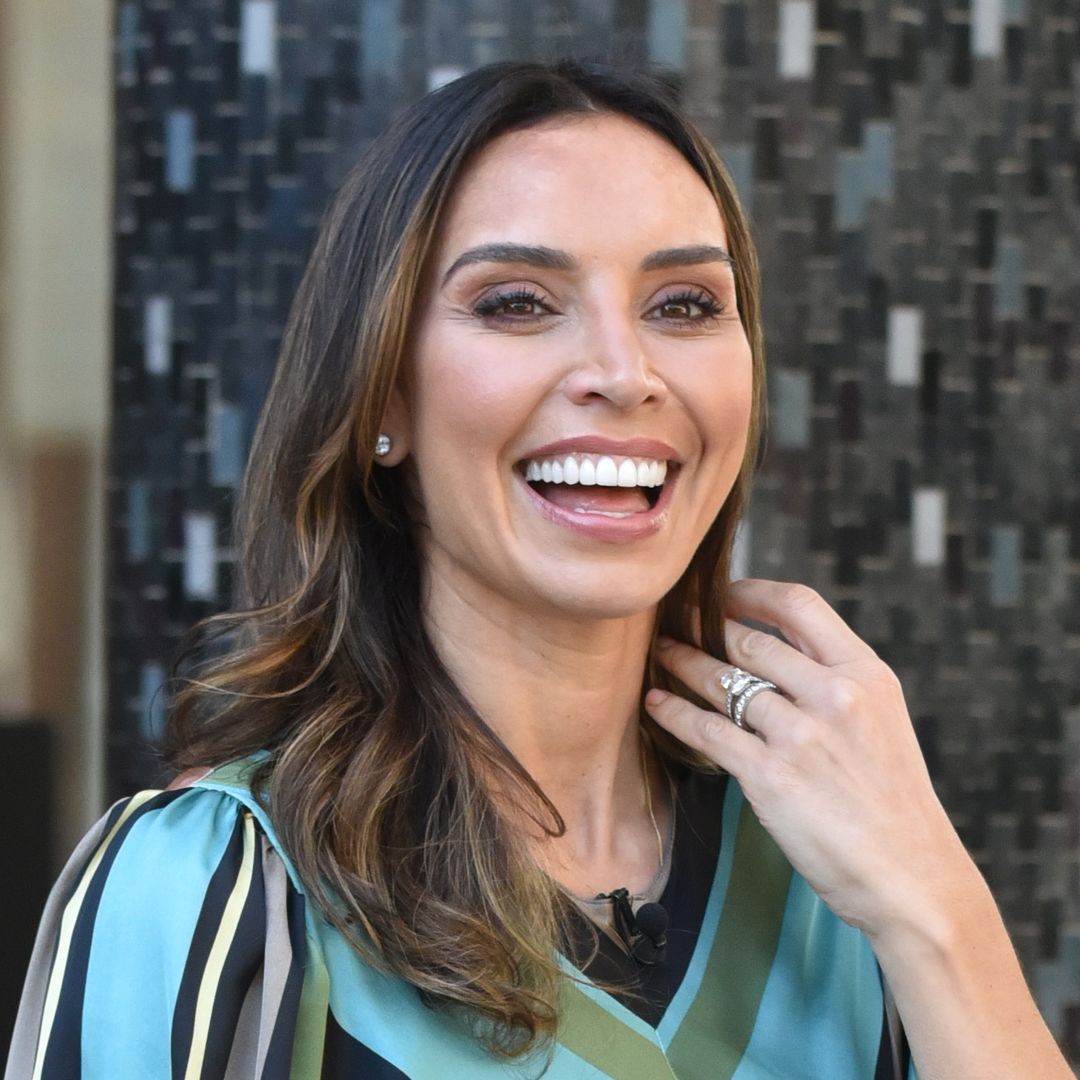 Christine Lampard is the ultimate summer bombshell in figure-flattering floral dress