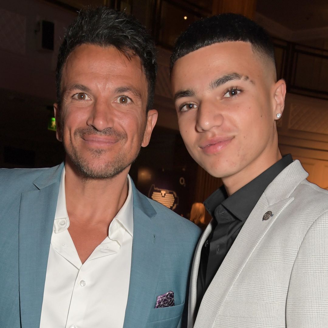 Peter Andre's son Junior left horrified as dad shares cheeky video - watch