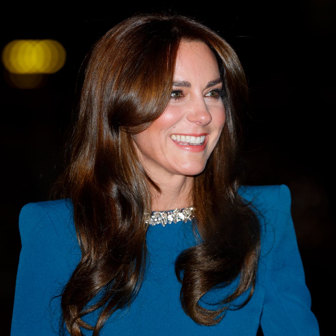 Princess Kate surprises in sentimental slim-fit suit with bouncy 70s hair