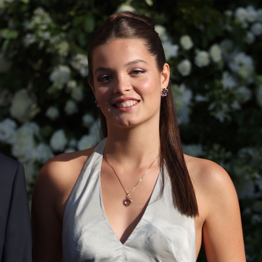 Princess Alexia's daughter rewears her controversial dress to Greek royal wedding