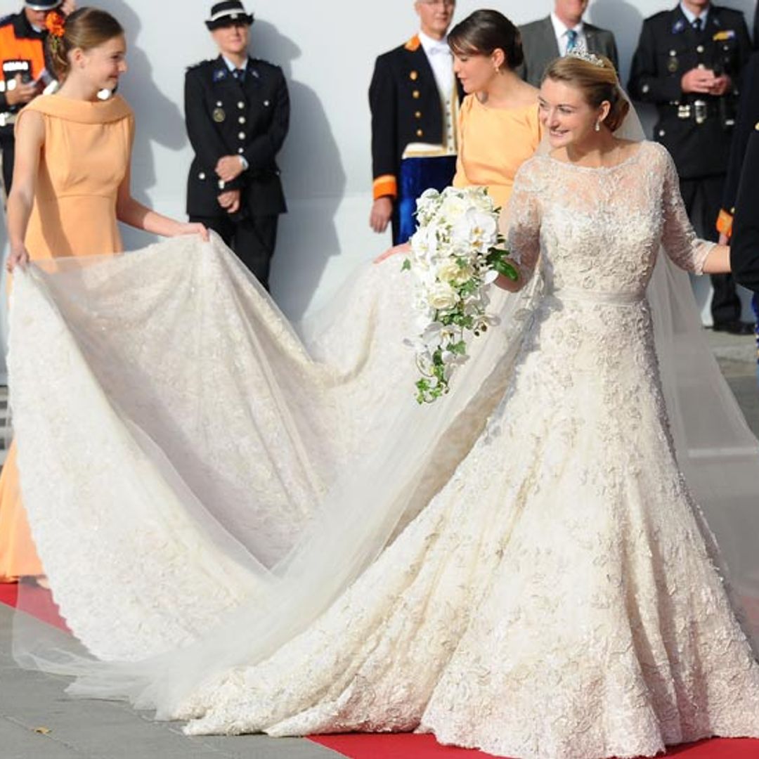 Princess Stephanie enchants the world with her regal wedding look