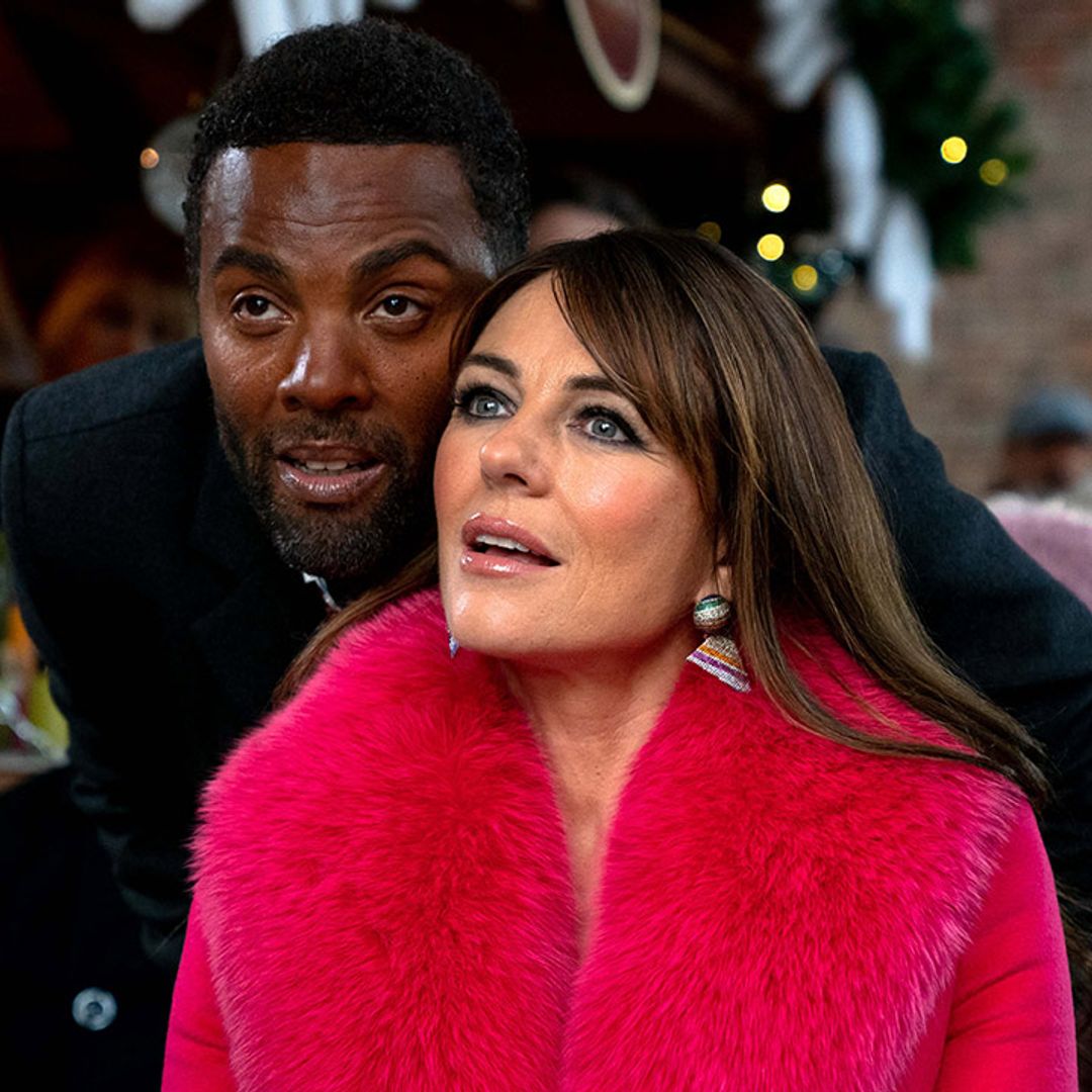 Fans seriously confused by this detail in Elizabeth Hurley's new movie Father Christmas is Back