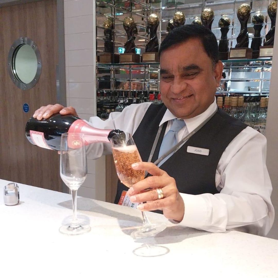Starting the trip with a celebration