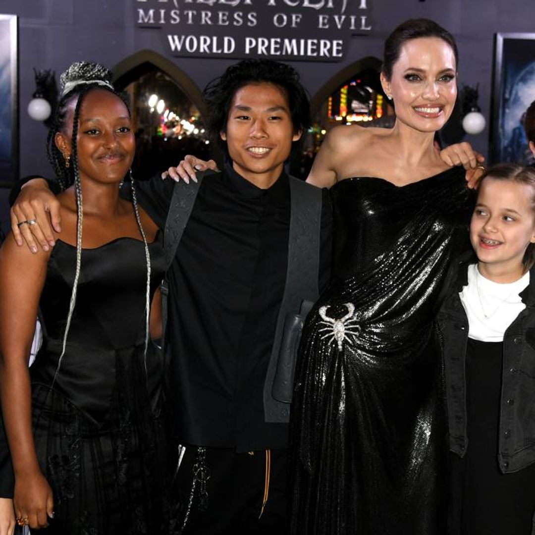 Angelina Jolie reveals motherhood fears after stepping out with her children on red carpet