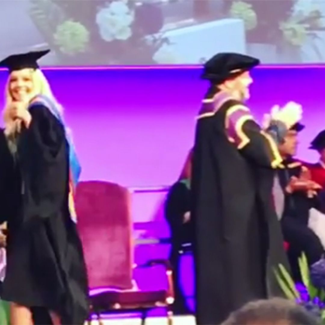 Phillip Schofield shares hilarious video from daughter's university graduation