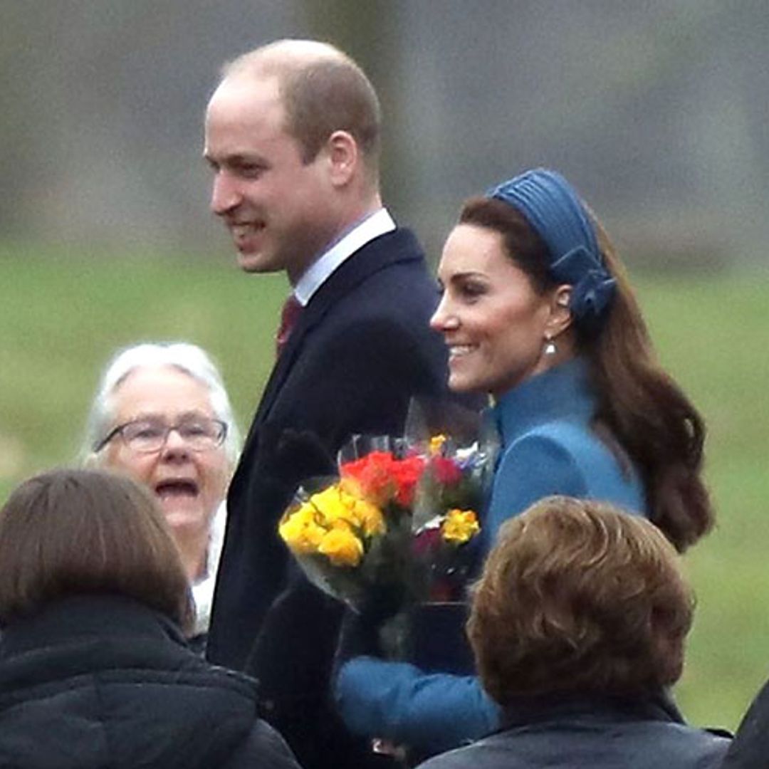 Kate recycles stunning coat and dress on her first appearance of the year