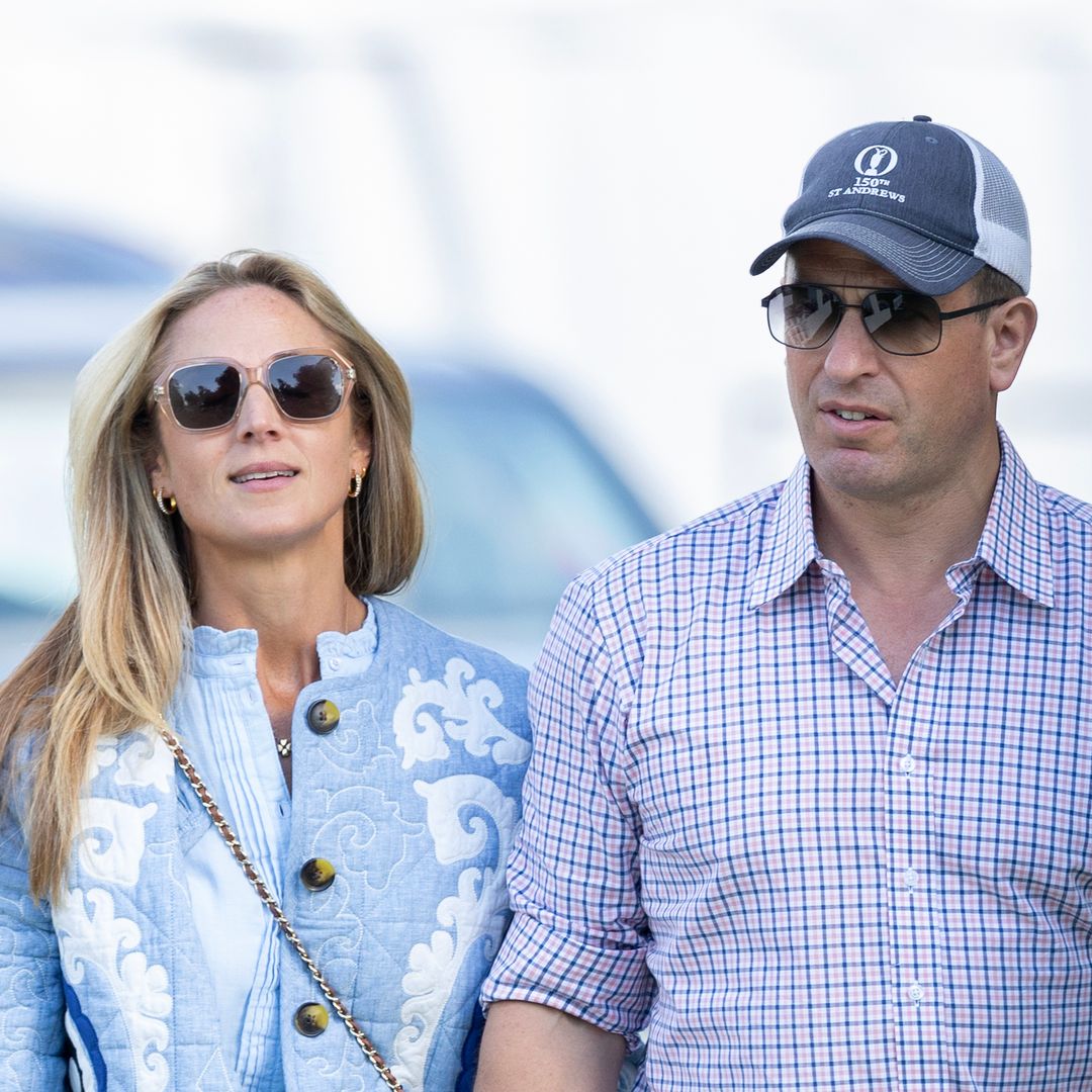 Peter Phillips and girlfriend Harriet Sperling look loved-up at Badminton Horse Trials