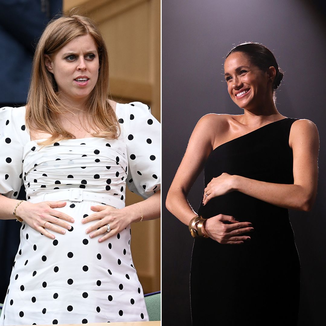 Royal baby bumps! Kate, Beatrice, Meghan & Co's rare pregnancy pics