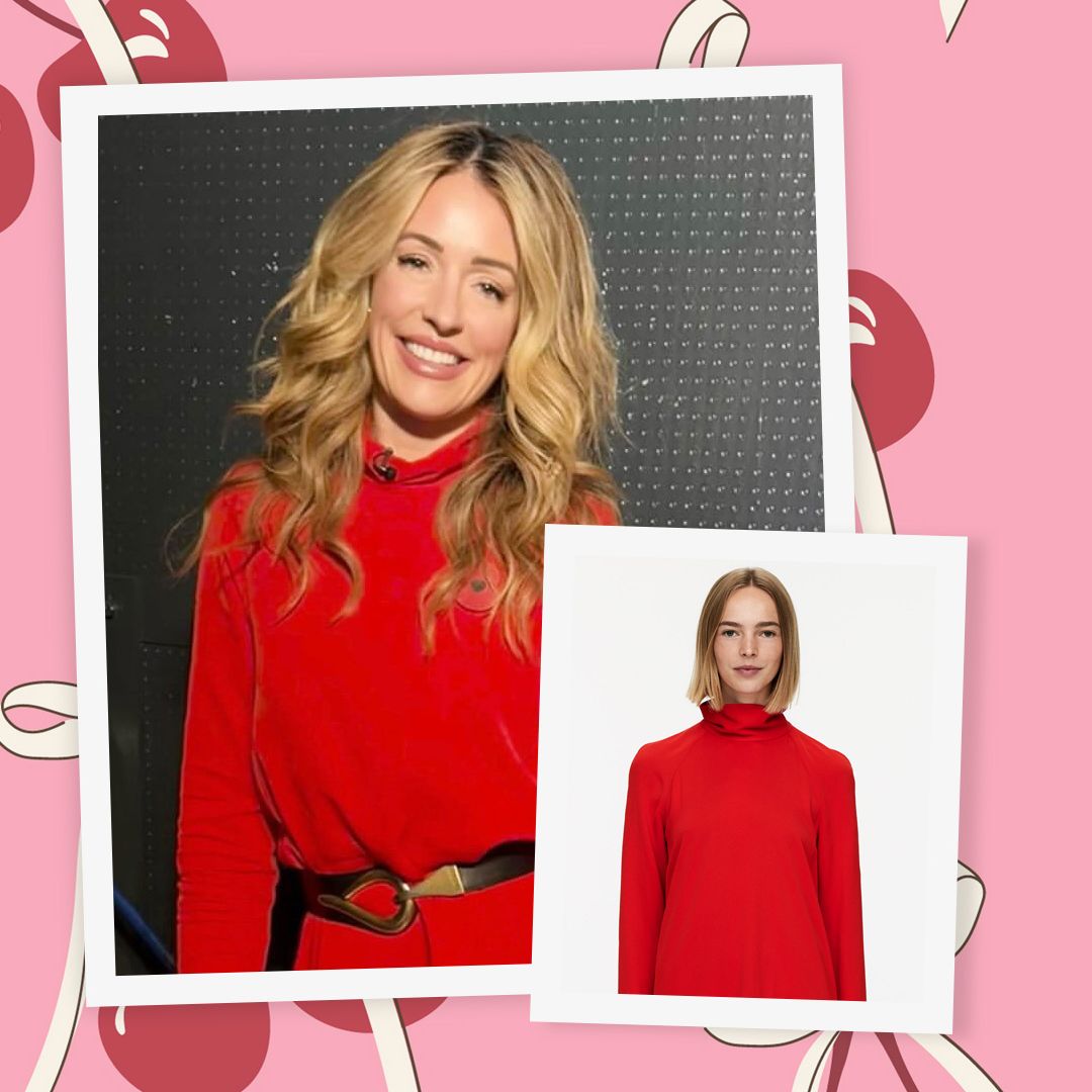 Cat Deeley takes fashion inspiration from Princess Kate with a red knit dress - and I'm joining them